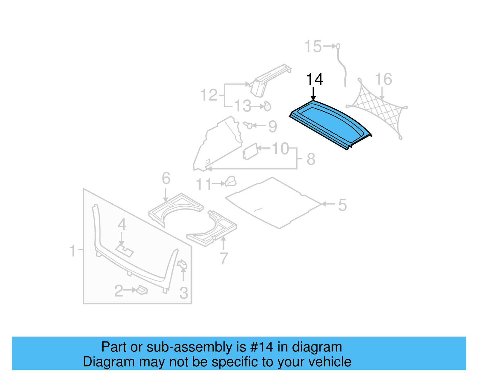 Tonneau Cover 1K6-867-769-G-7T8
