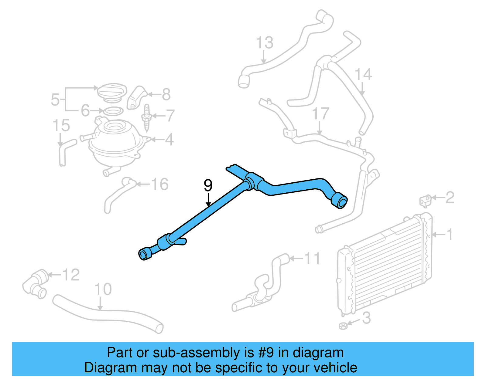 Upper Hose 1HM-121-101-B - View 5
