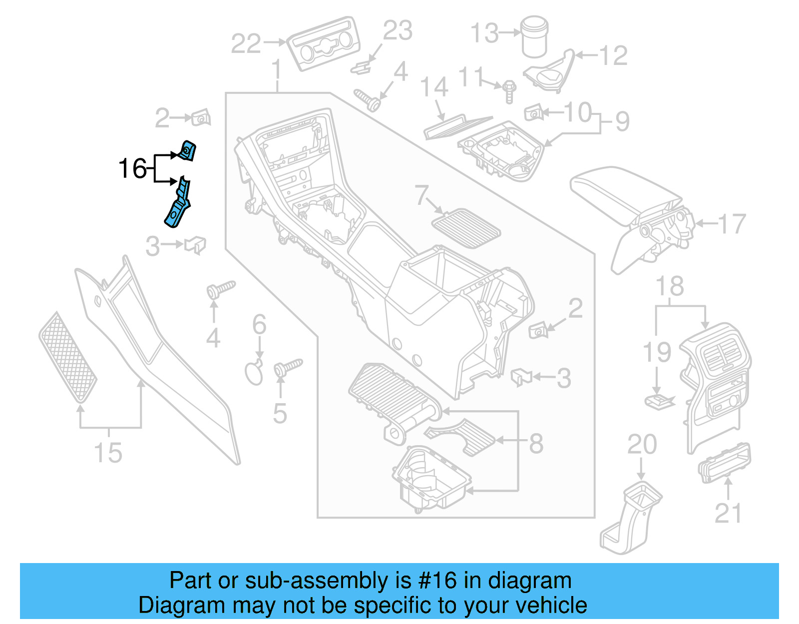 Side Panel Retainer Clip 5G1-863-144-D - View 3