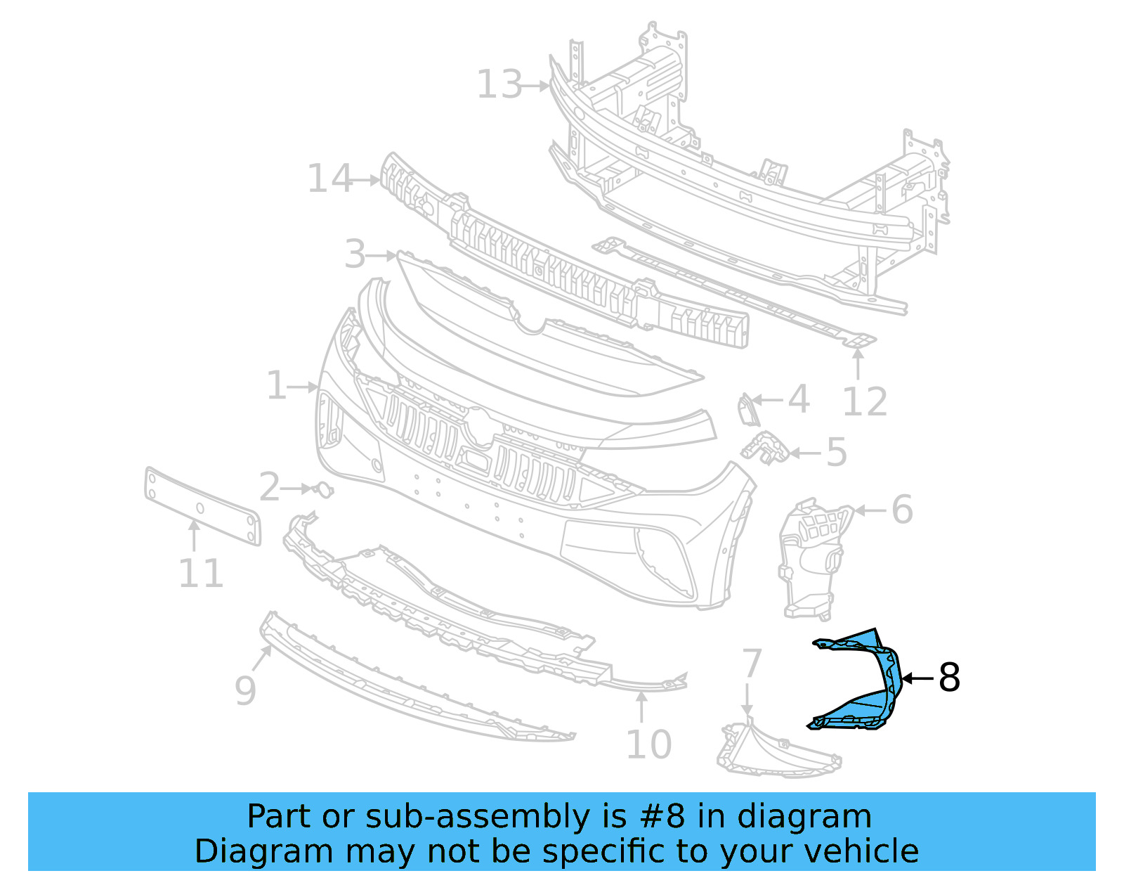 Outer Duct 11A-853-950-9B9 - View 2