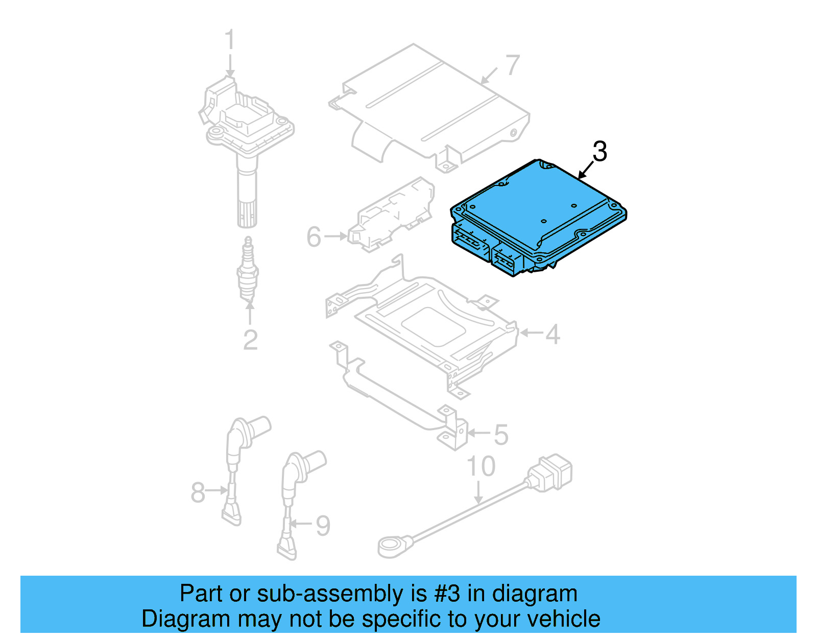 Engine Control Module (ECM) 06J-906-026-AG - View 9
