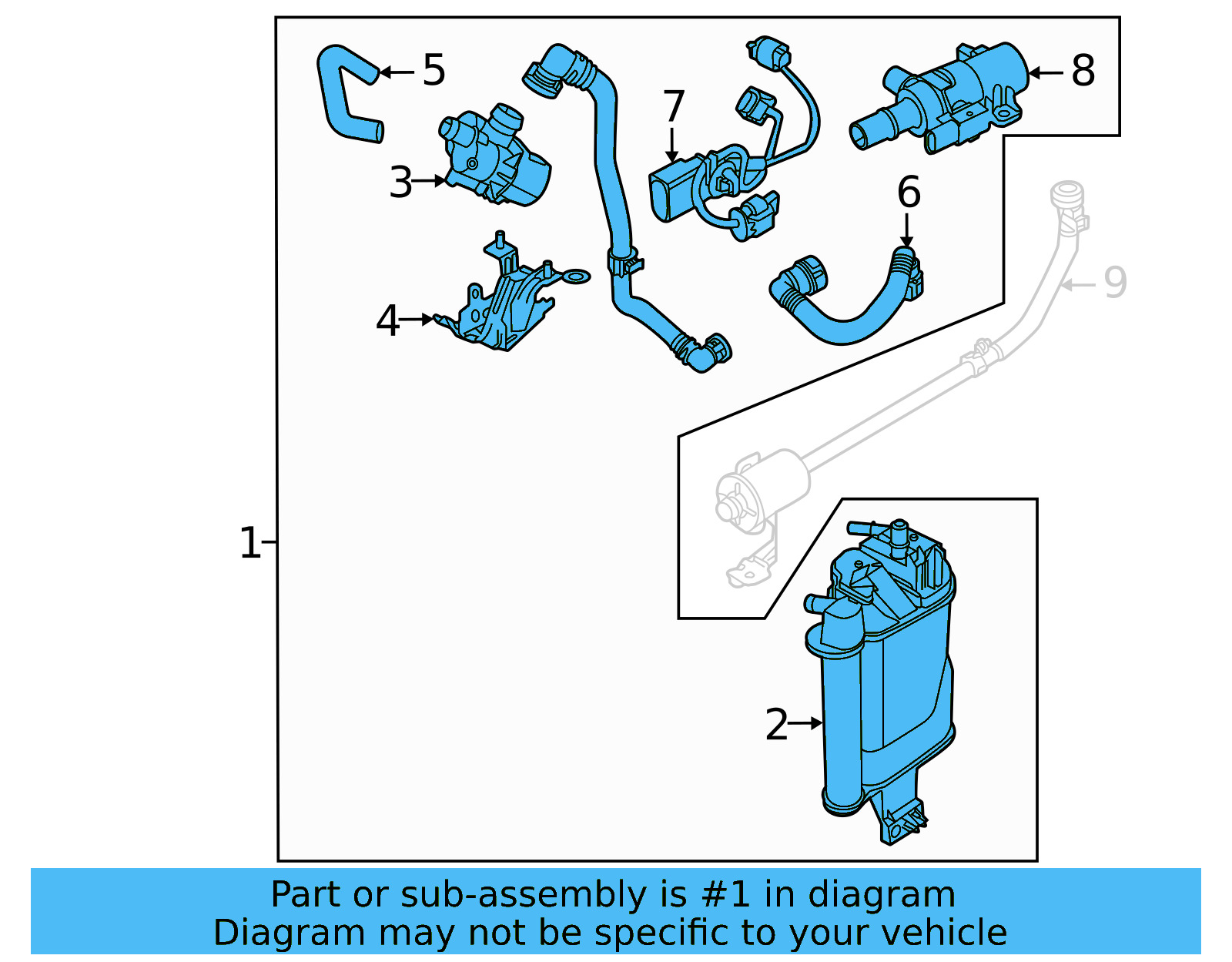 Vapor Canister 5QM-201-799-A - View 4