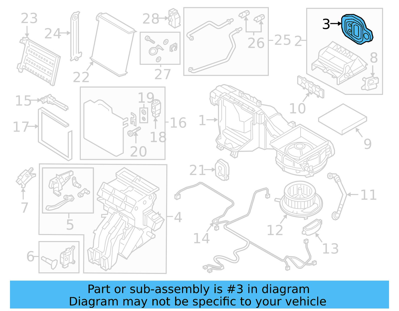 Instrument Panel Air Duct Seal 5Q0-820-061-C - View 2