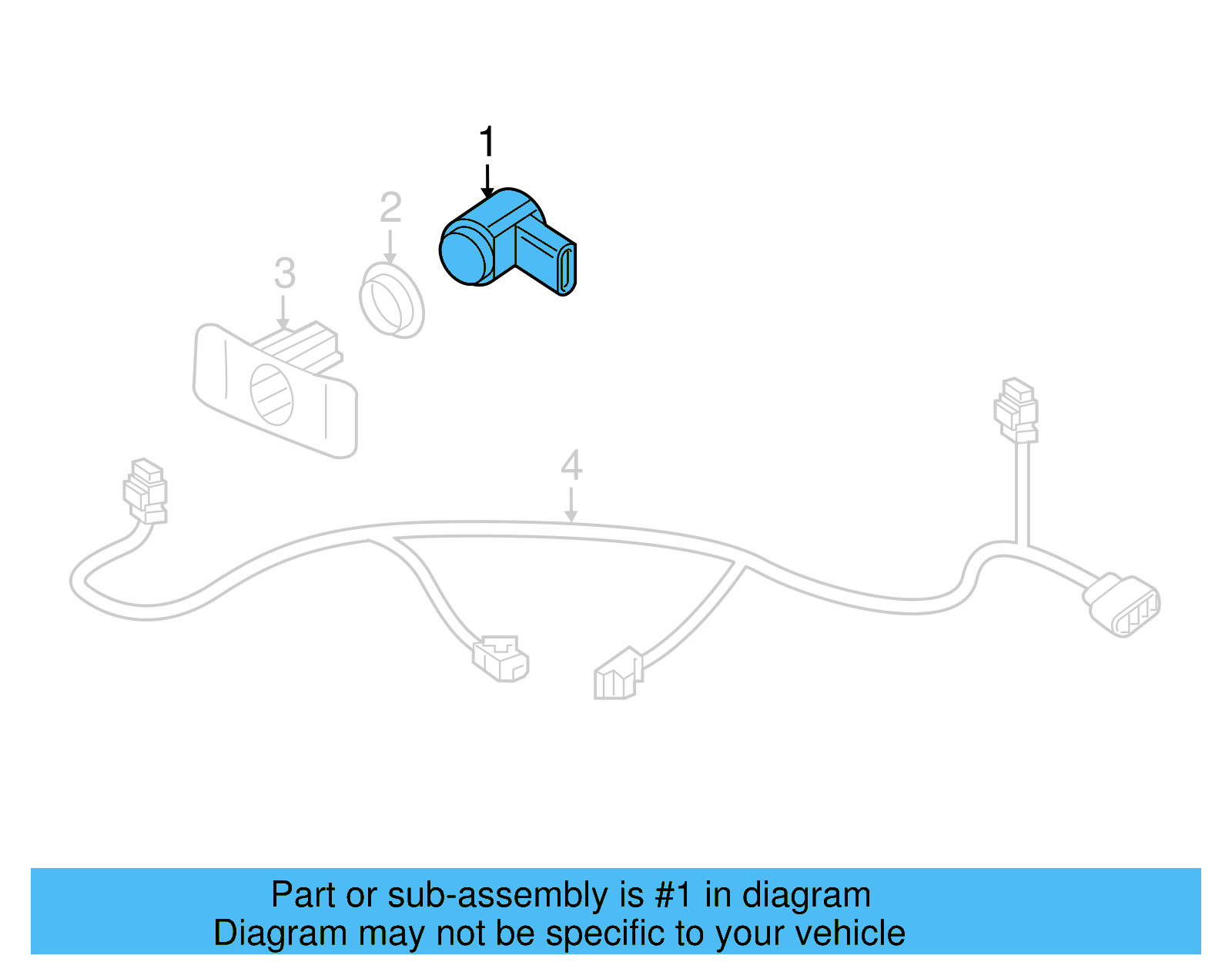 Park Sensor 5C5-919-275-B - View 6