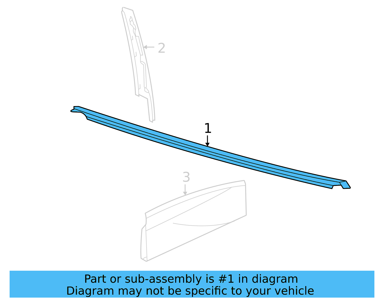 Belt Molding 11K-839-477-5AP - View 5