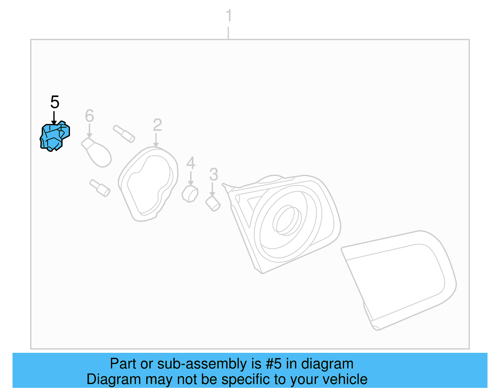 Back Up Light Socket 1K5-945-259