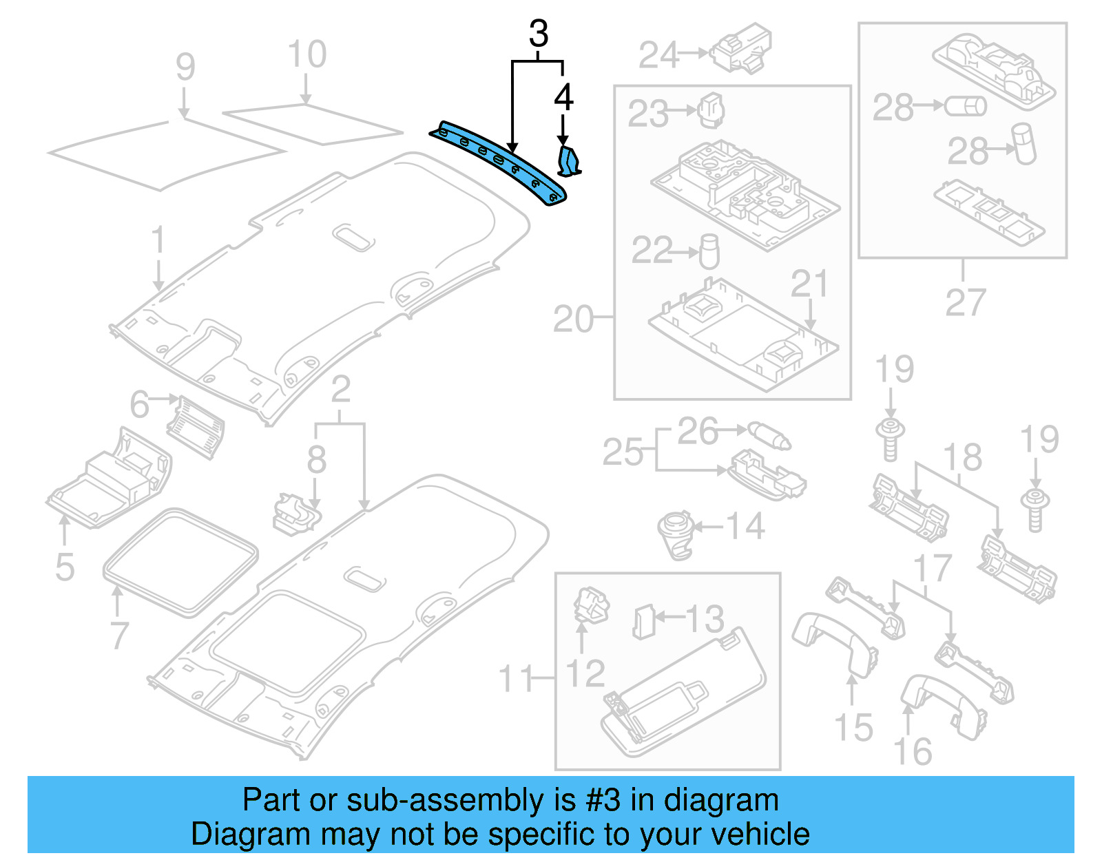 Rear Header Trim 5GM-867-617-82V - View 9