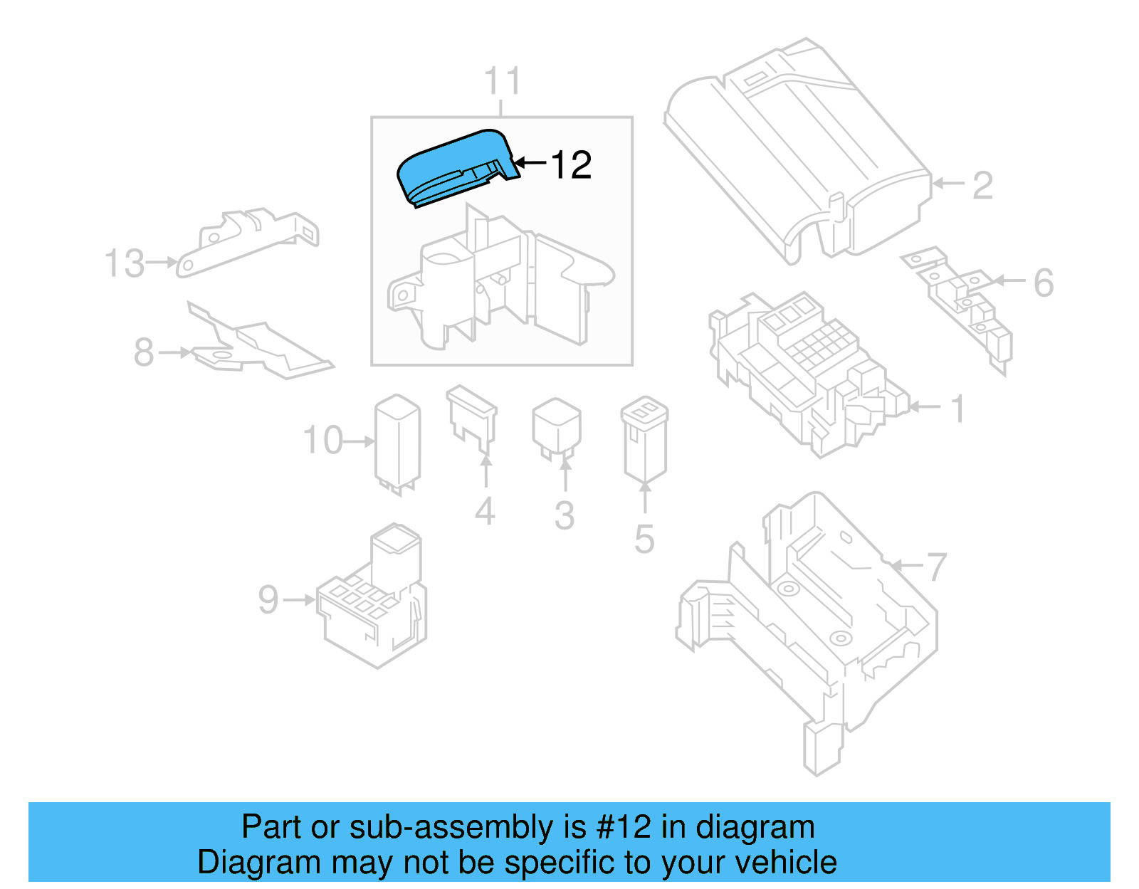 Junction Block Cap 1K0-937-565-A - View 7