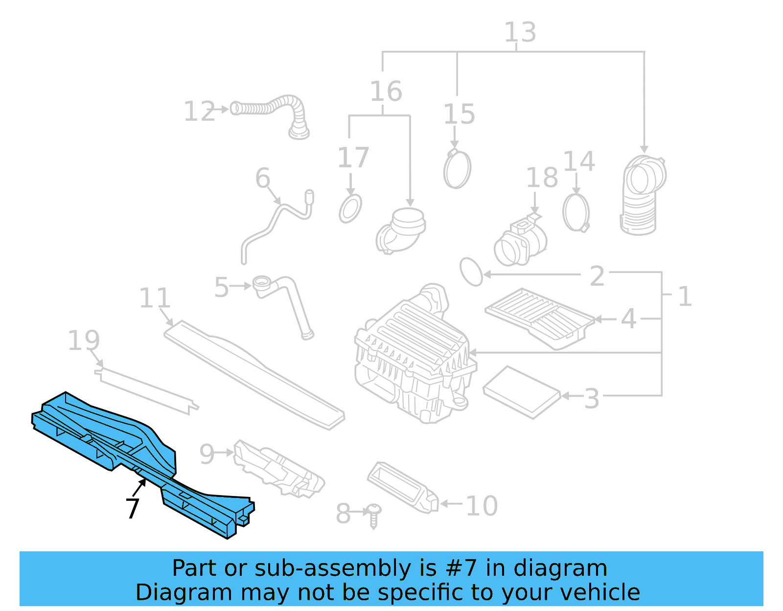 Intake Duct 5QM-129-217 - View 8