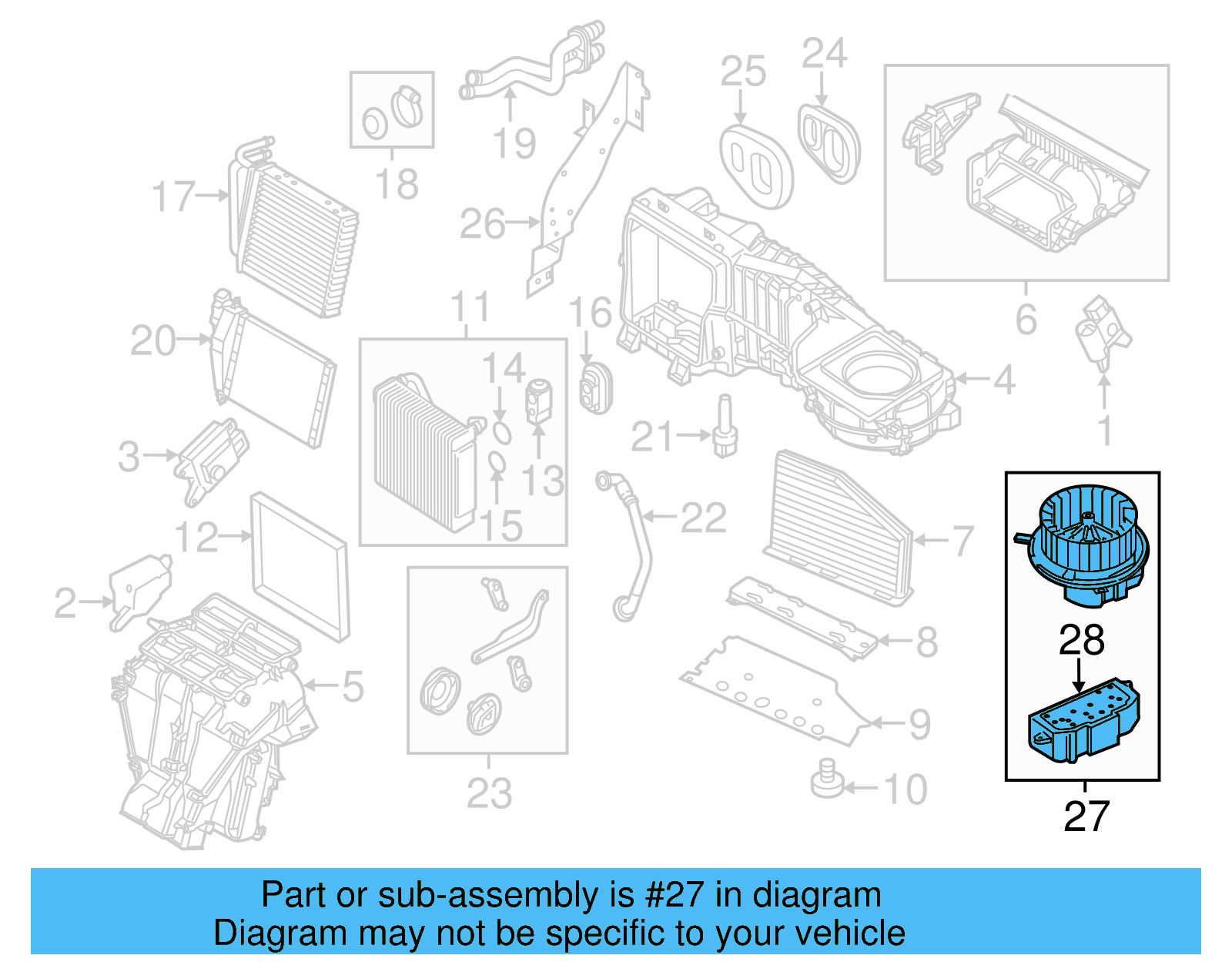 Blower Motor 561-820-015-E - View 14