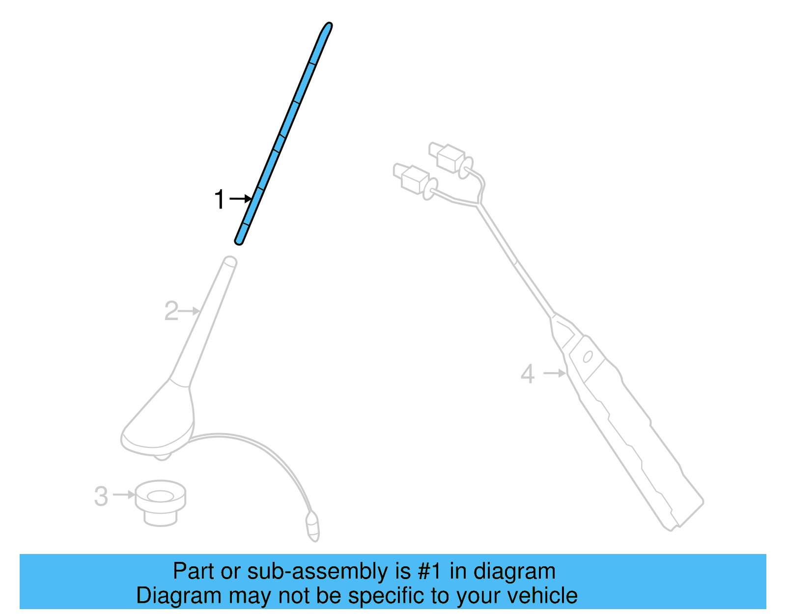 Antenna Mast 1J0-035-849-E - View 20