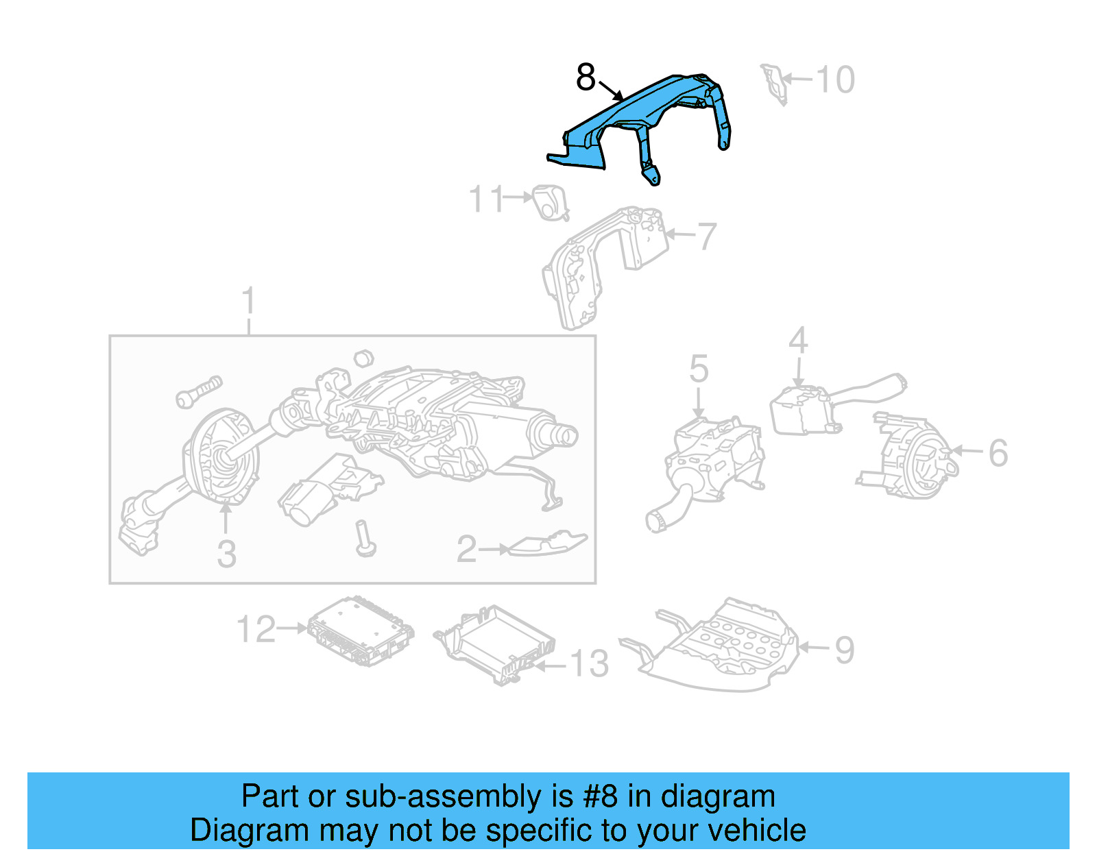 Upper Cover 7L6-953-515-75R - View 3