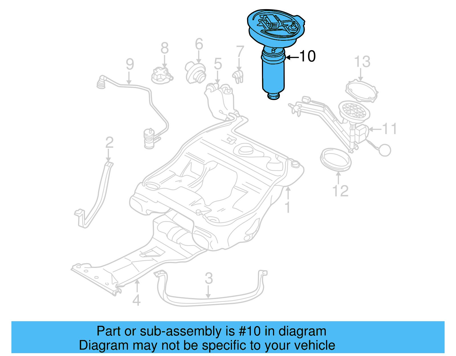 Fuel Pump Assembly 8E0-906-087-E - View 5
