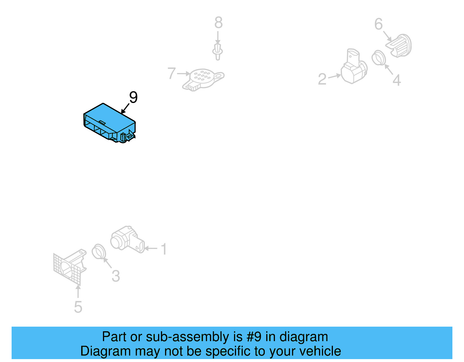 Control Module 3C8-919-475-A - View 3