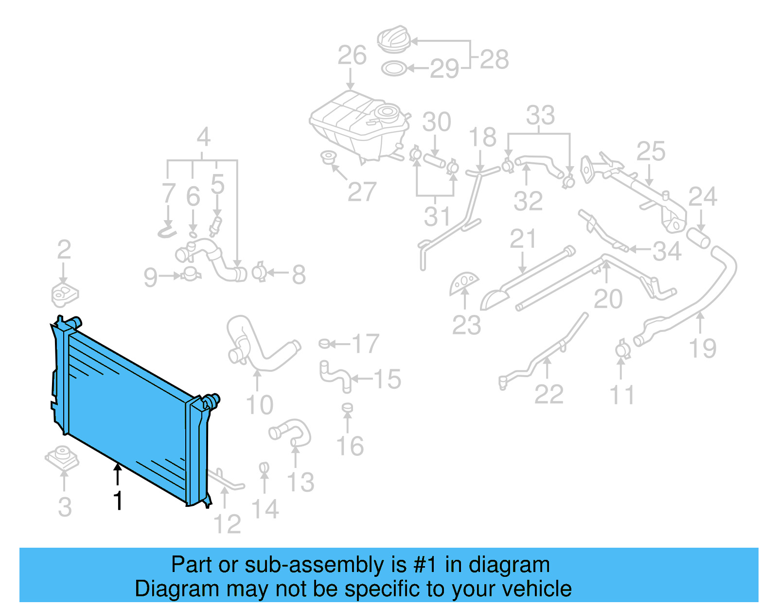 Radiator 3D0-121-253-G - View 8