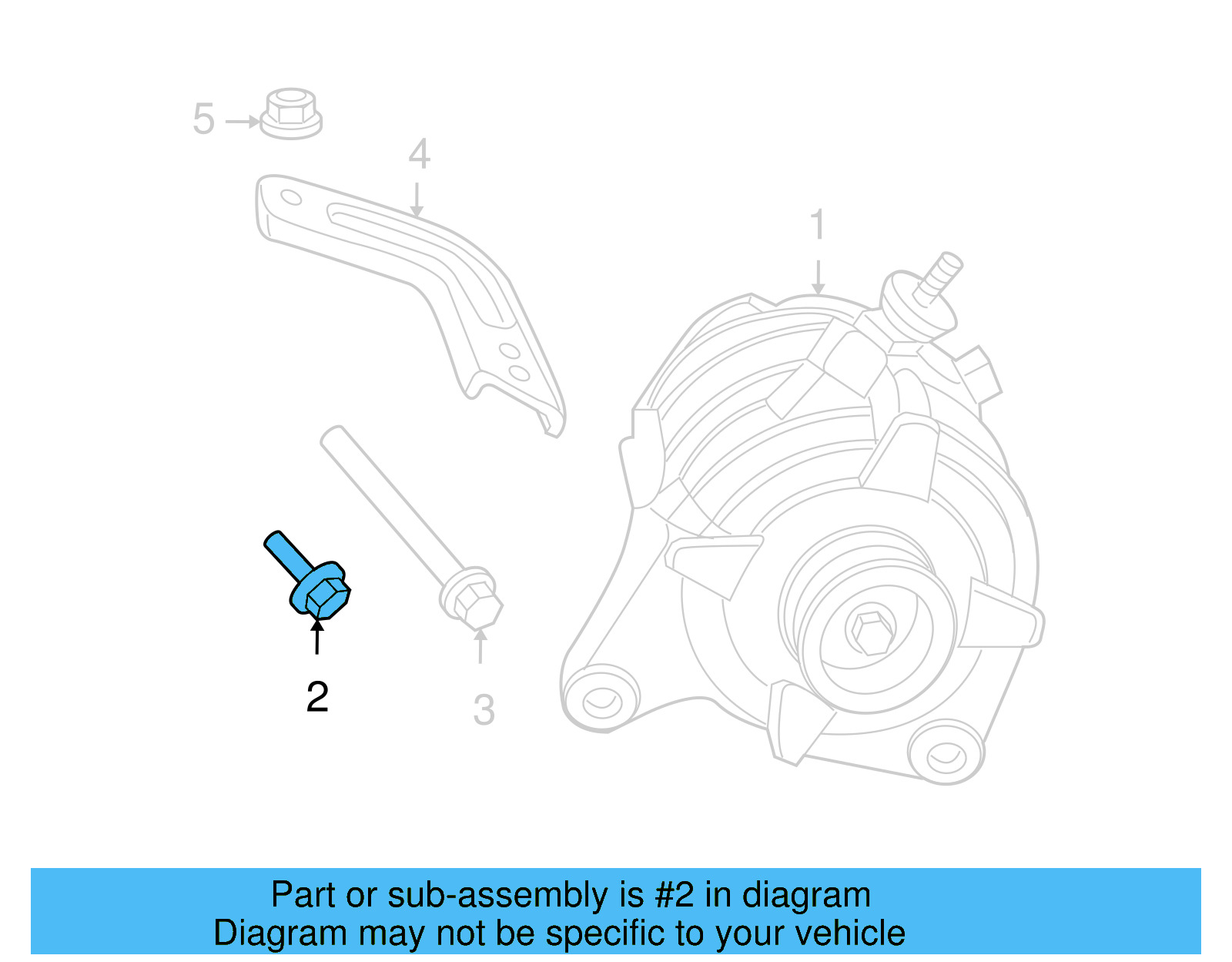 Alternator Bolt WHT-004-314 - View 10