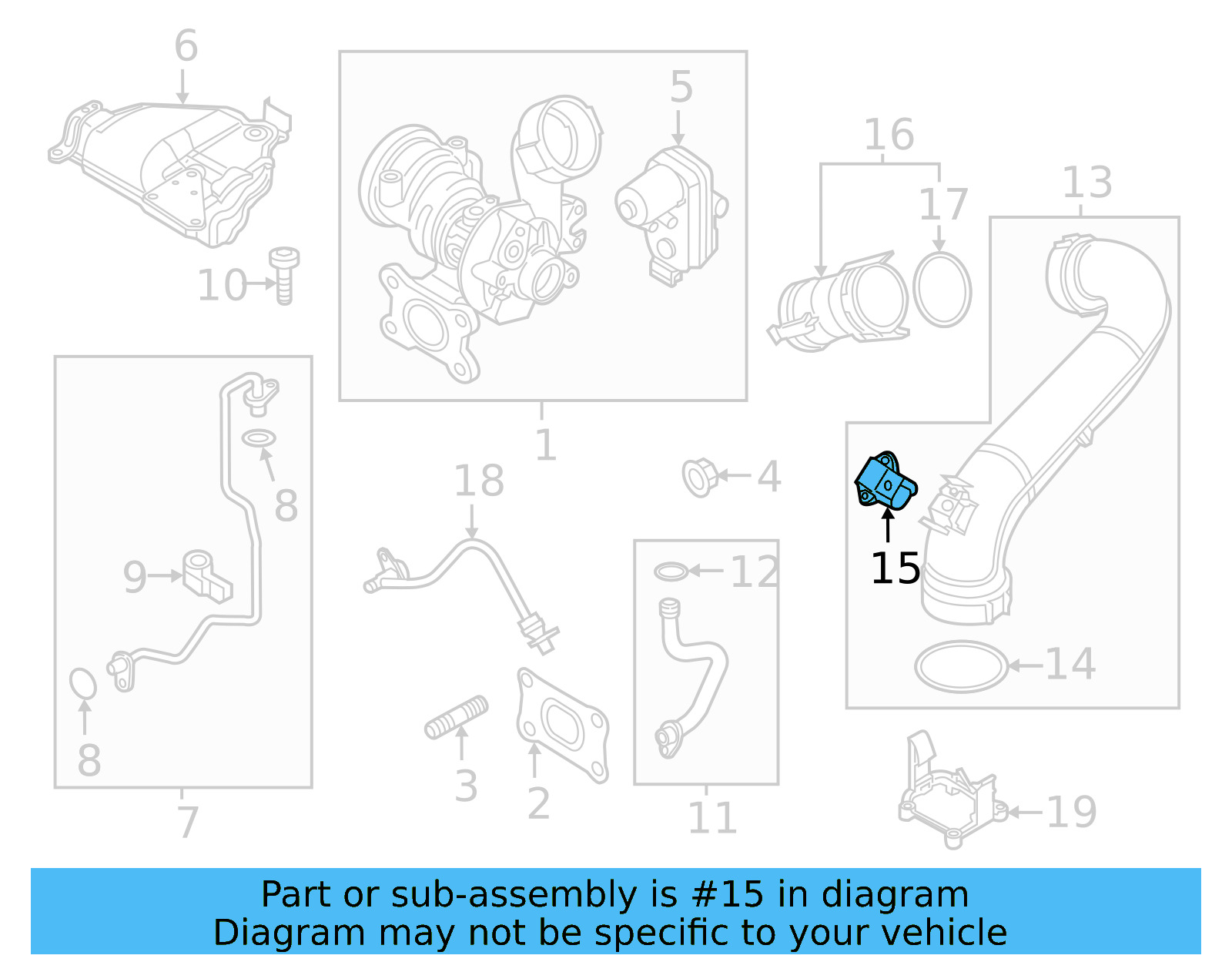 Pressure Sensor 04C-906-051 - View 3
