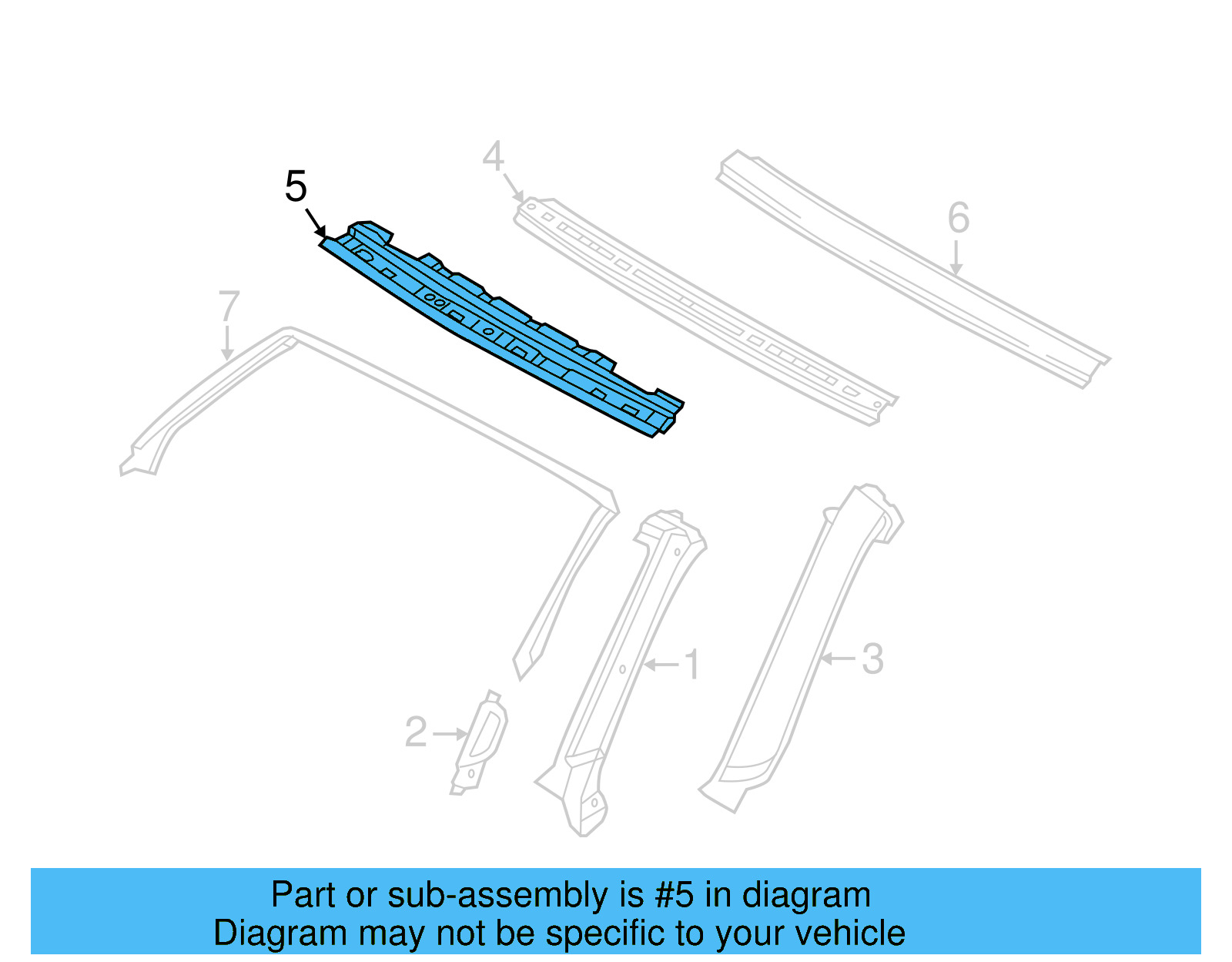 Upper Reinforced 5C3-817-122 - View 3