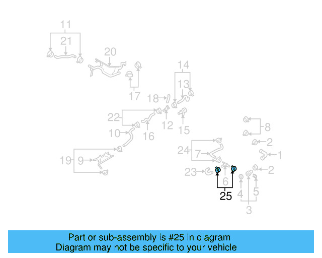 Upper Coupling Clamp N-909-265-01 - View 81