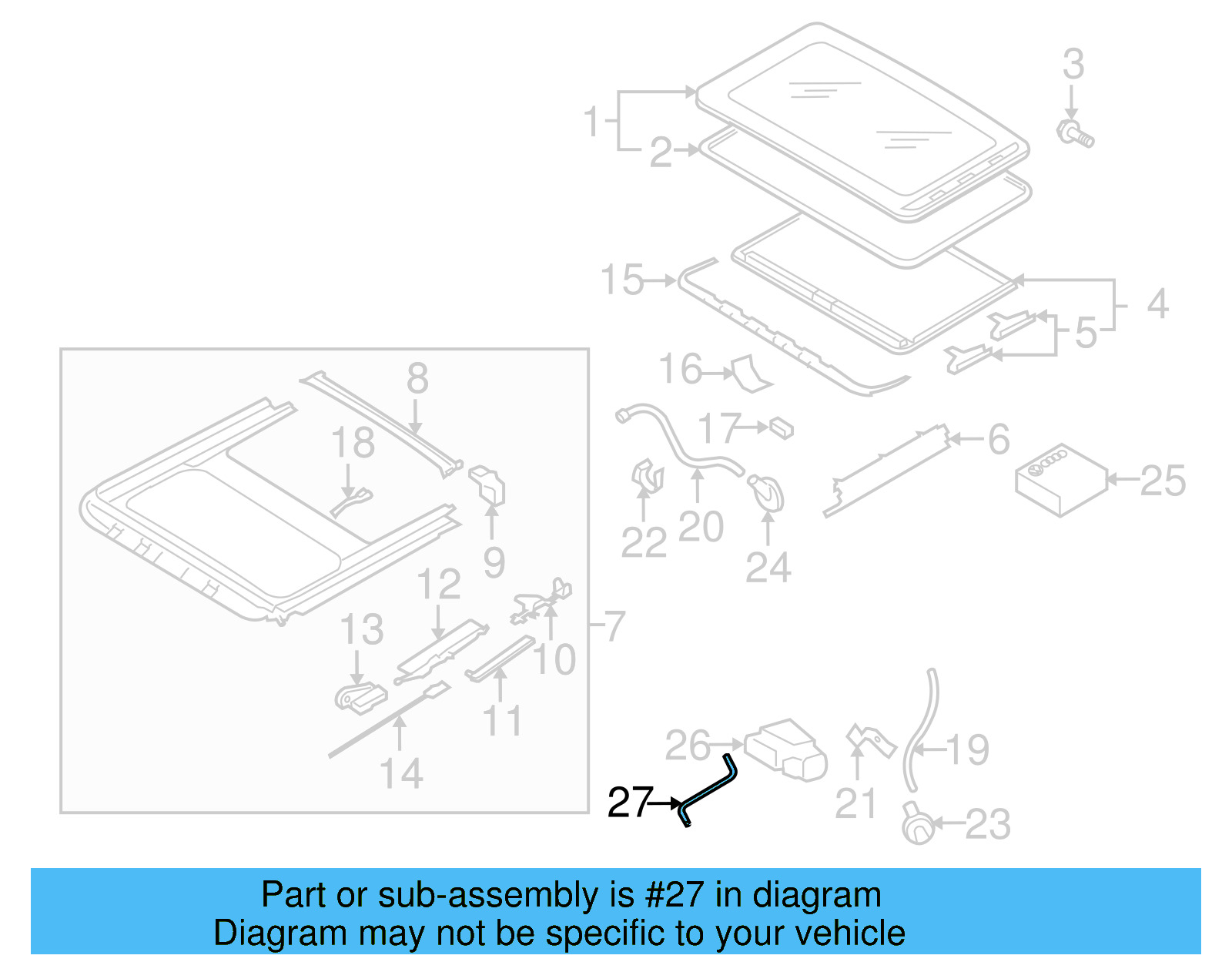 Crank Handle 1K0-875-699 - View 2