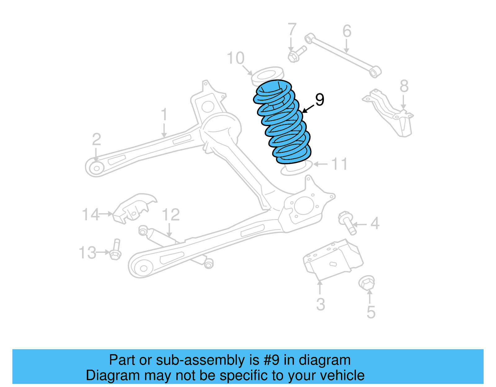 Coil Spring 7B0-511-115-E - View 4