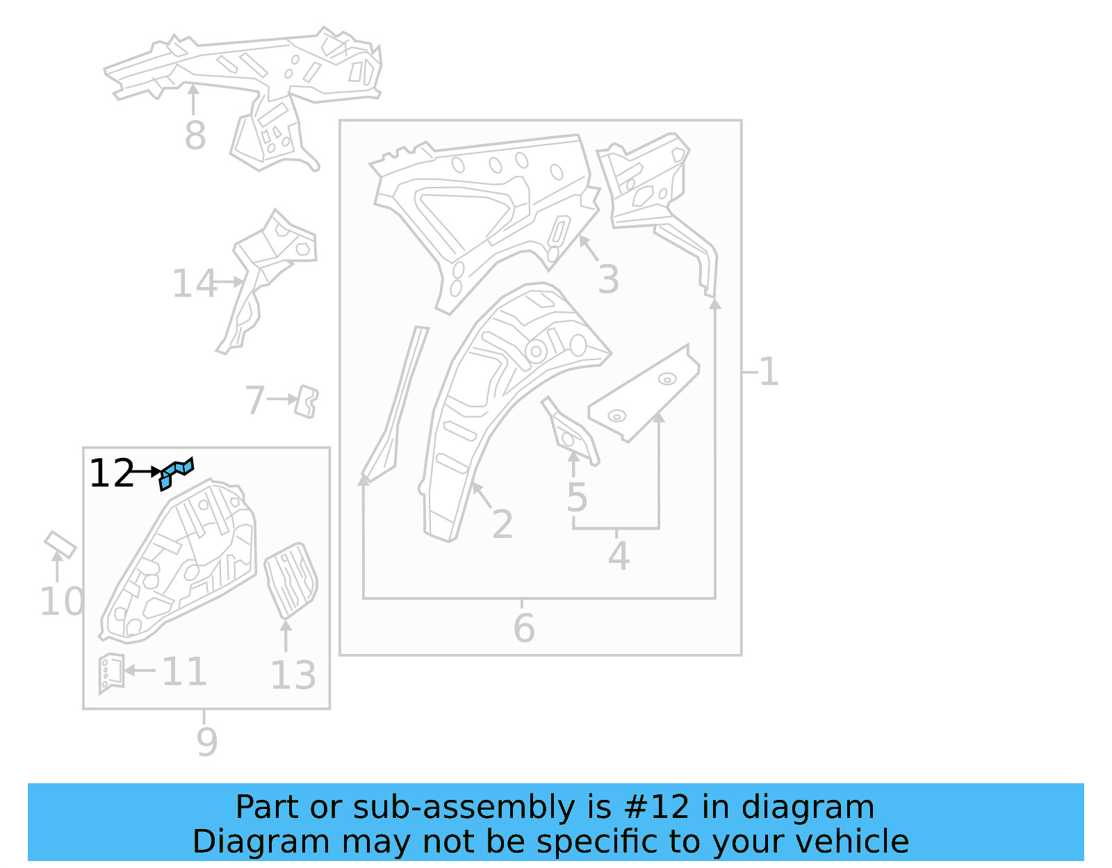 Bracket 5Q0-201-827 - View 17