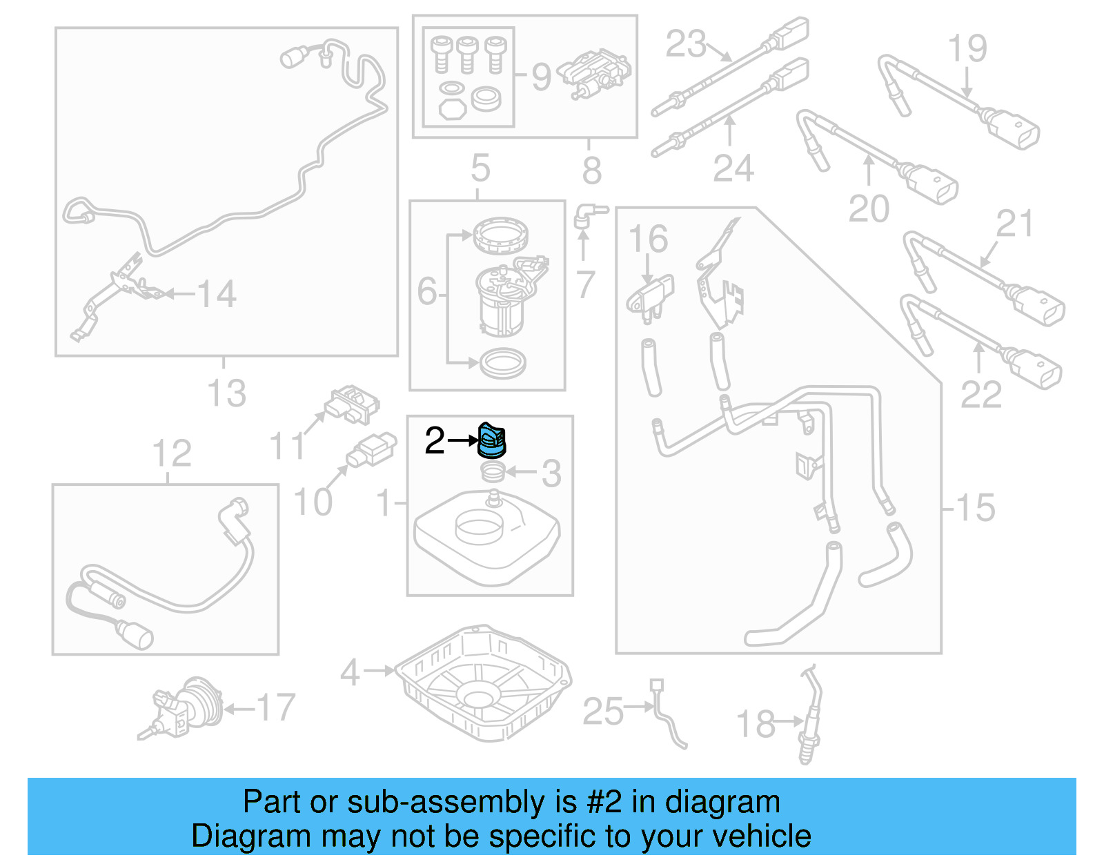 Filler Cap 3C0-131-980 - View 14