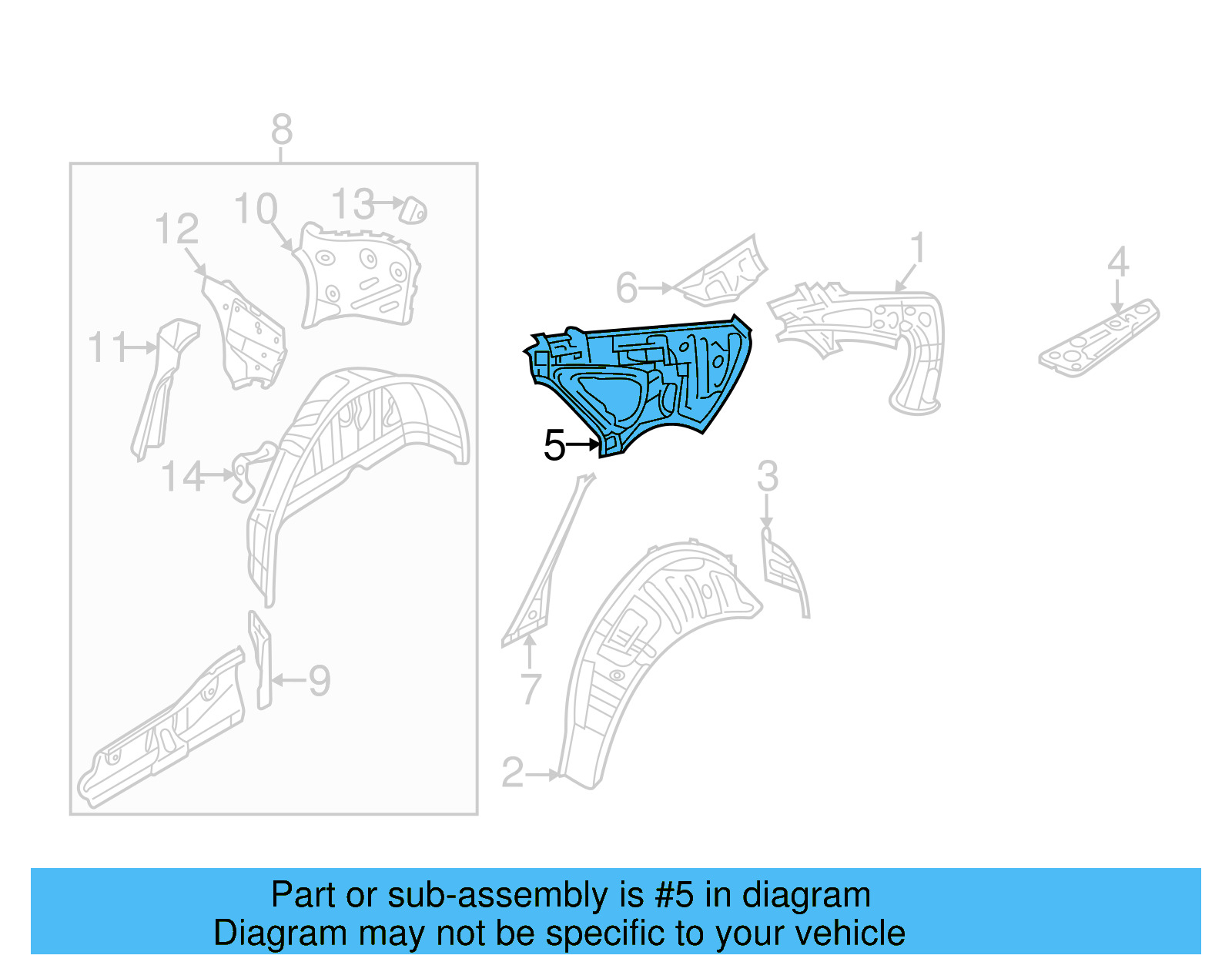 Inner Panel 561-809-601-C - View 11