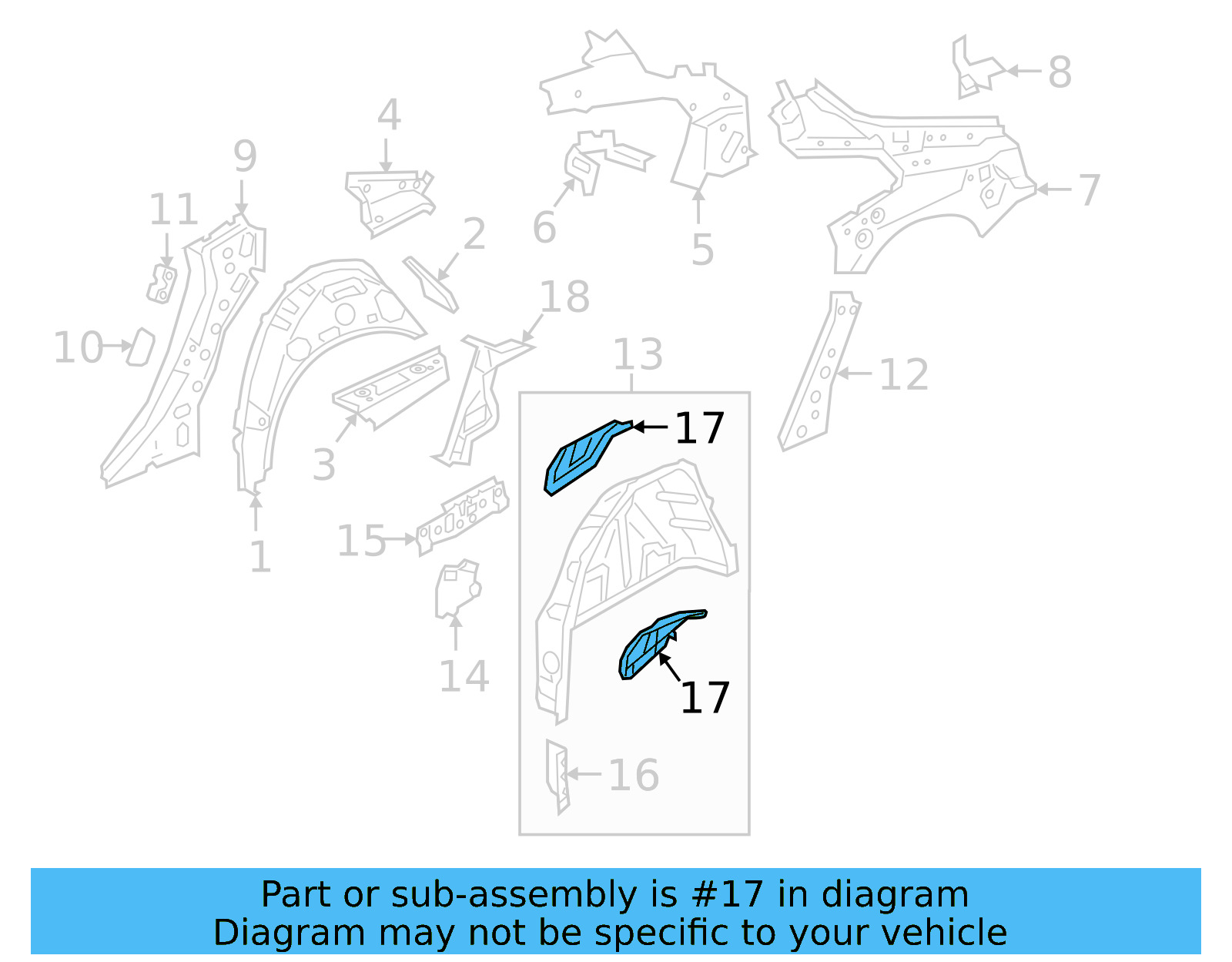 Strut Mount 3Q0-802-191 - View 4