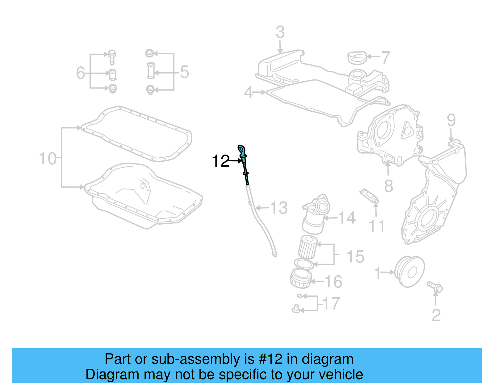 Engine Oil Dipstick 021-115-607-H - View 11