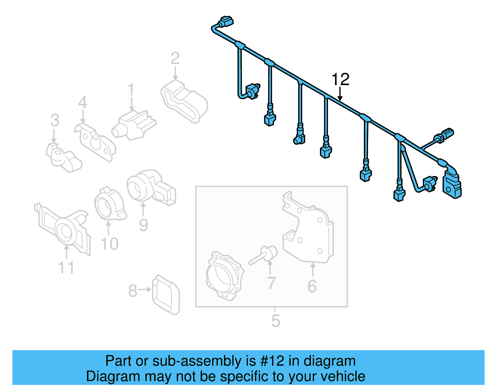 Wire Harness 7P6-971-095-AD - View 4