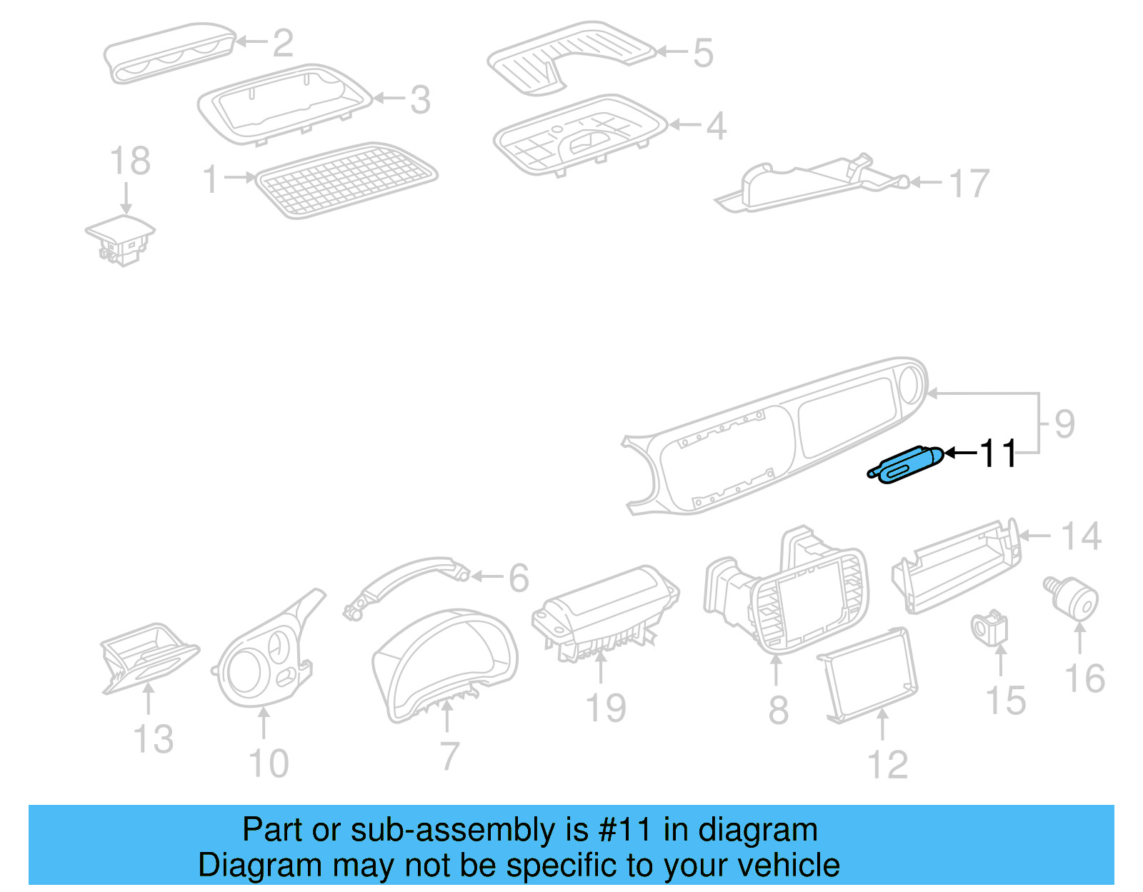 Handle 5C1-858-921 - View 5