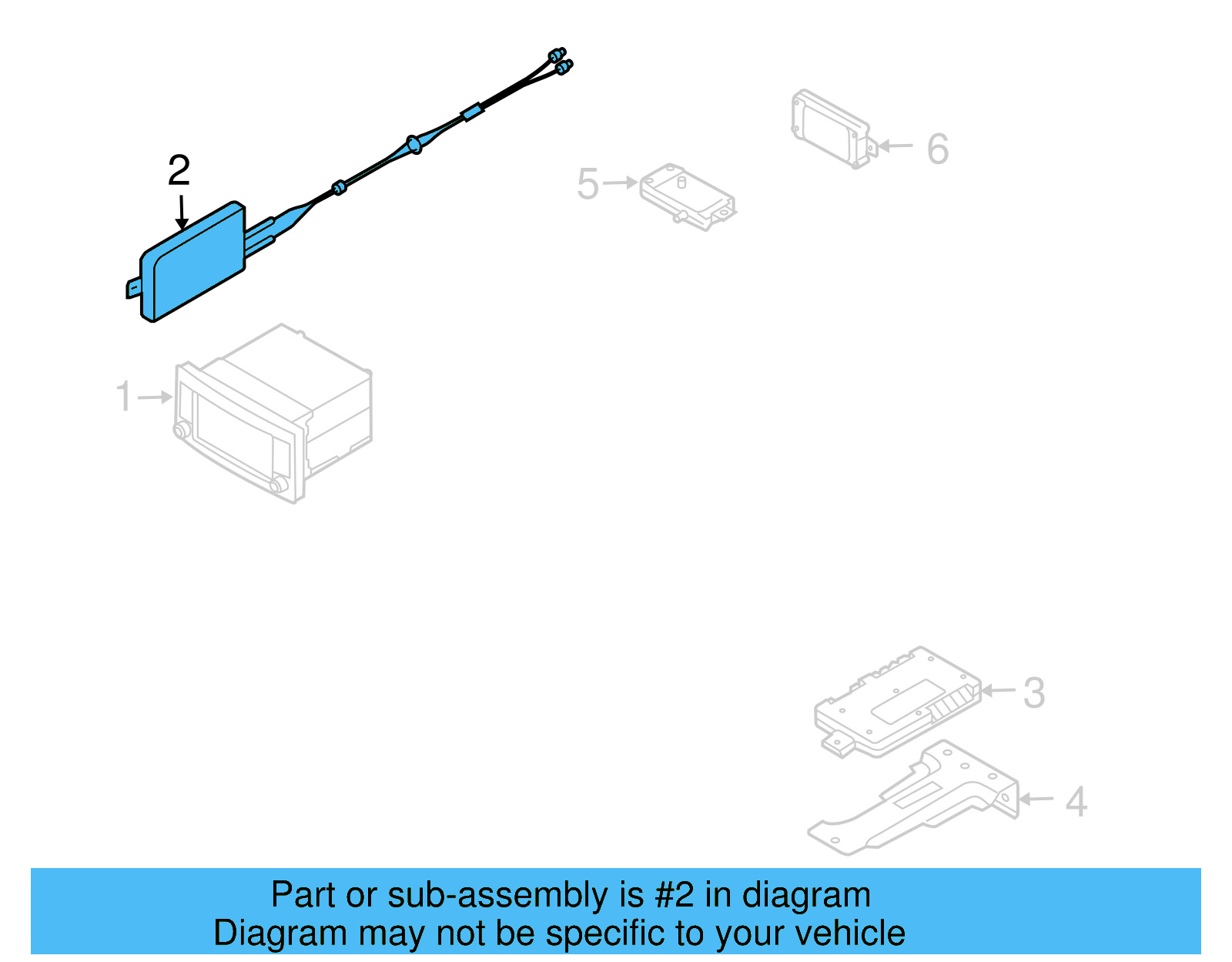 Antenna 7L6-035-507-L - View 3