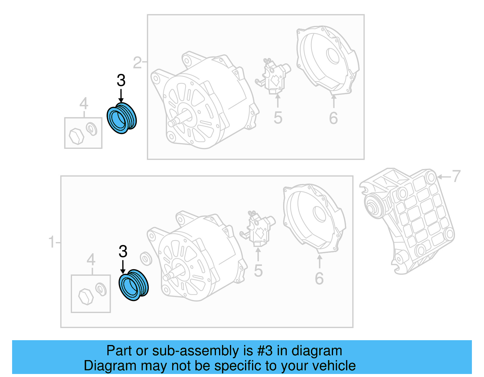 Pulley 059-903-119-K - View 2