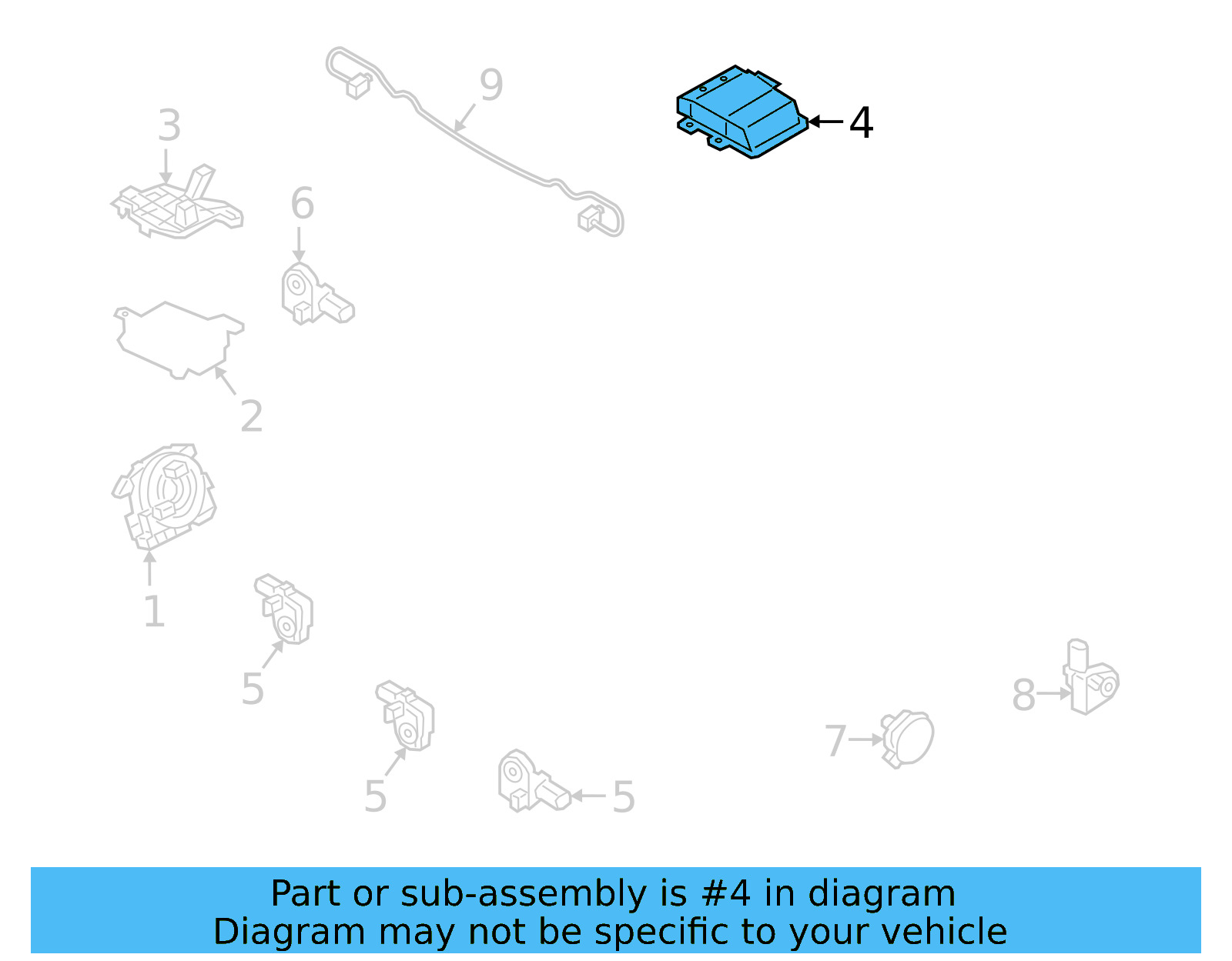 Control Module 3Q0-959-655-DL - View 3