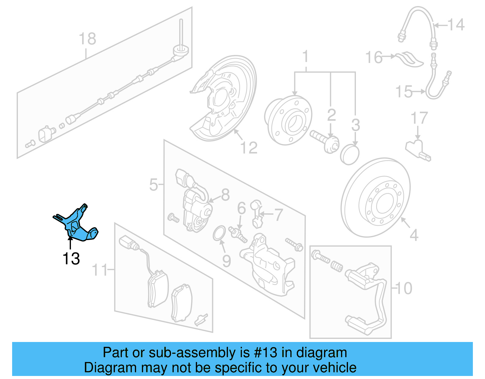 Bracket 3C0-615-376-A - View 9