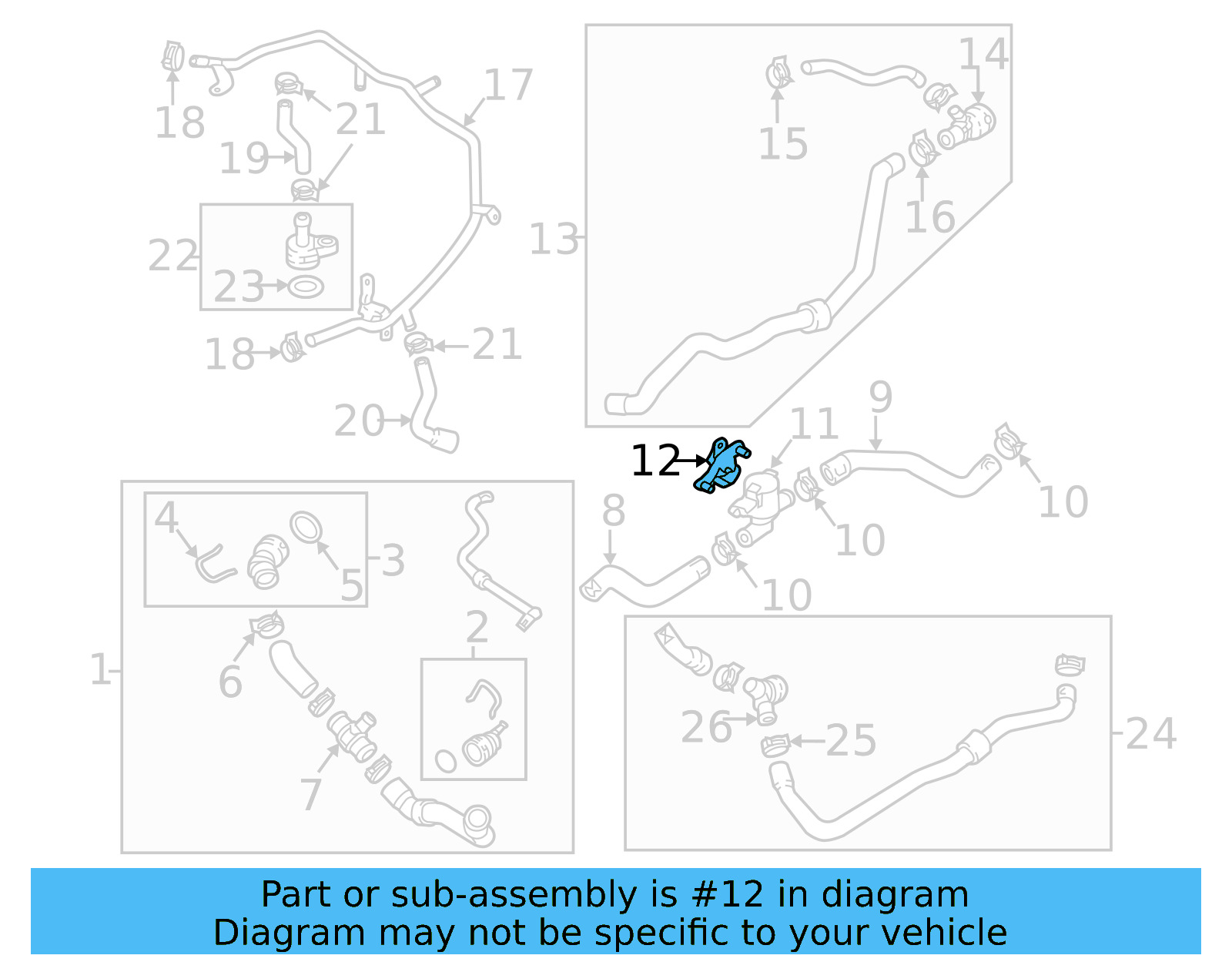 Control Valve Bracket 5C0-121-093-AA - View 4