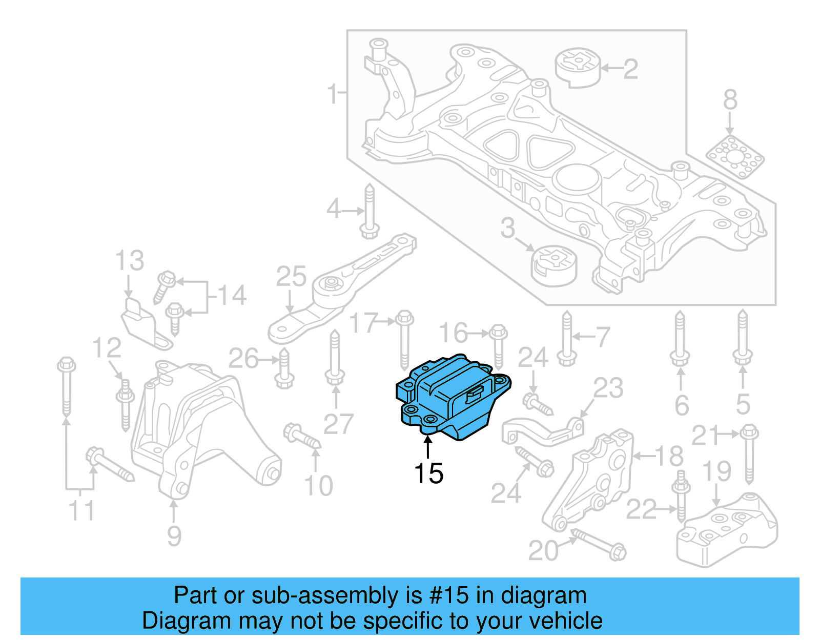Trans Mount 1K0-199-555-CK - View 4