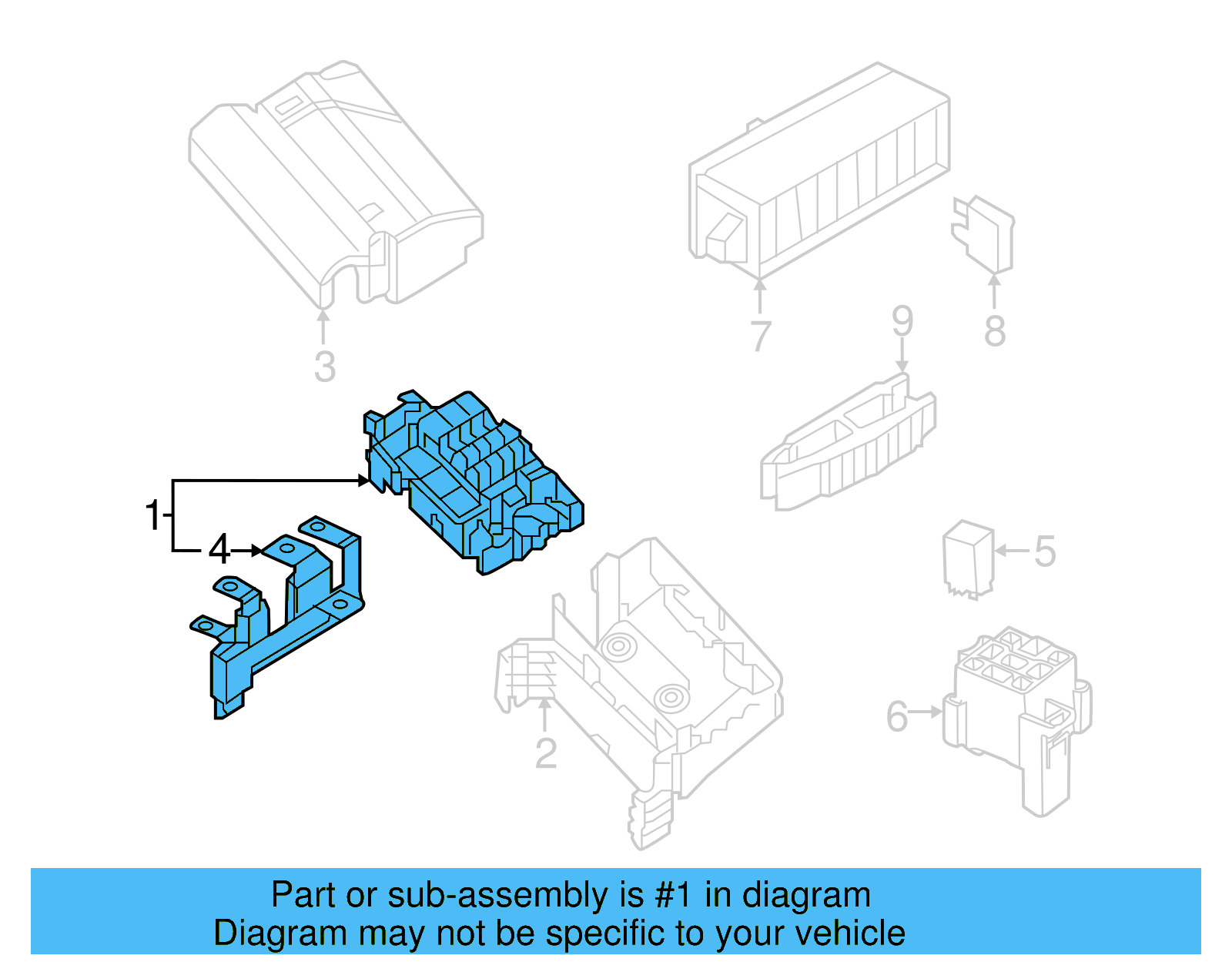 Fuse & Relay Box 5C0-937-819-Q - View 18