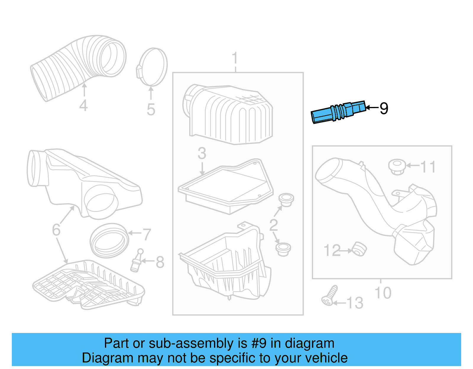 Temp Sensor 7B0-906-501 - View 2