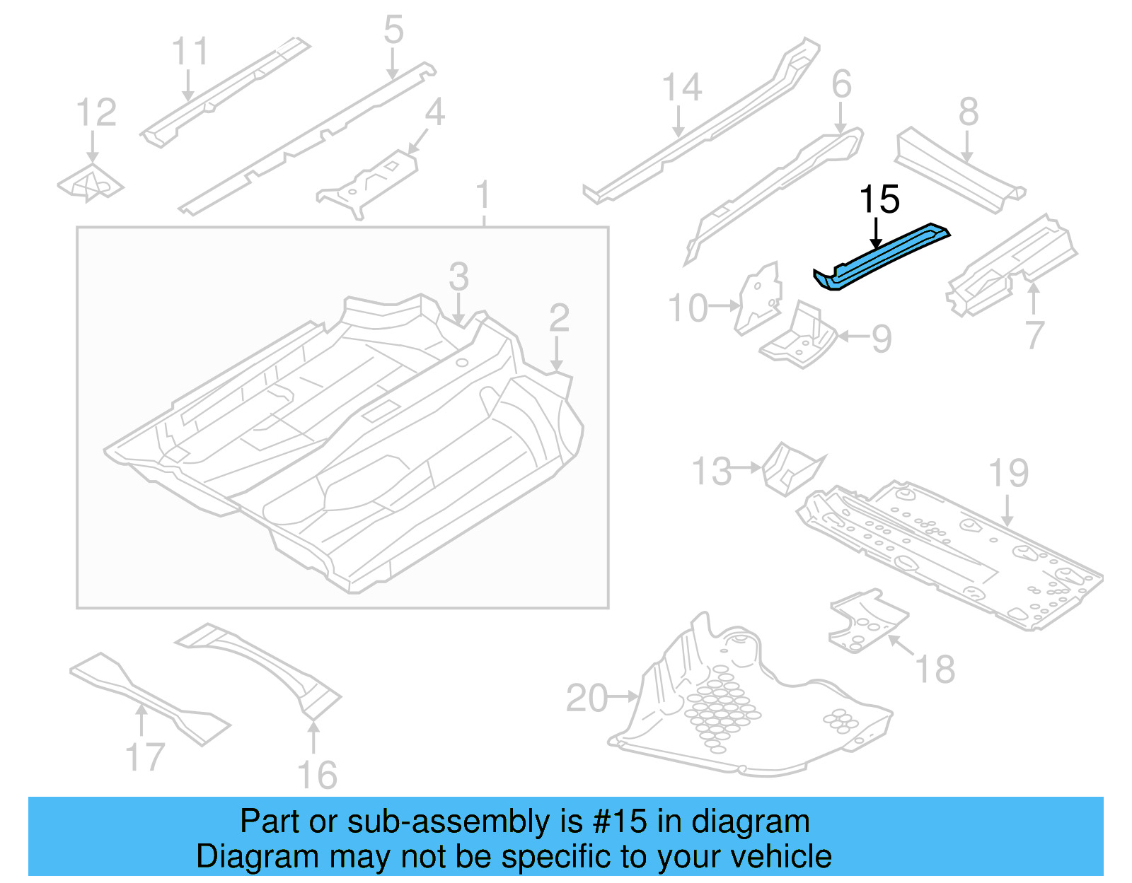 Rail Extension 1K0-804-455 - View 10