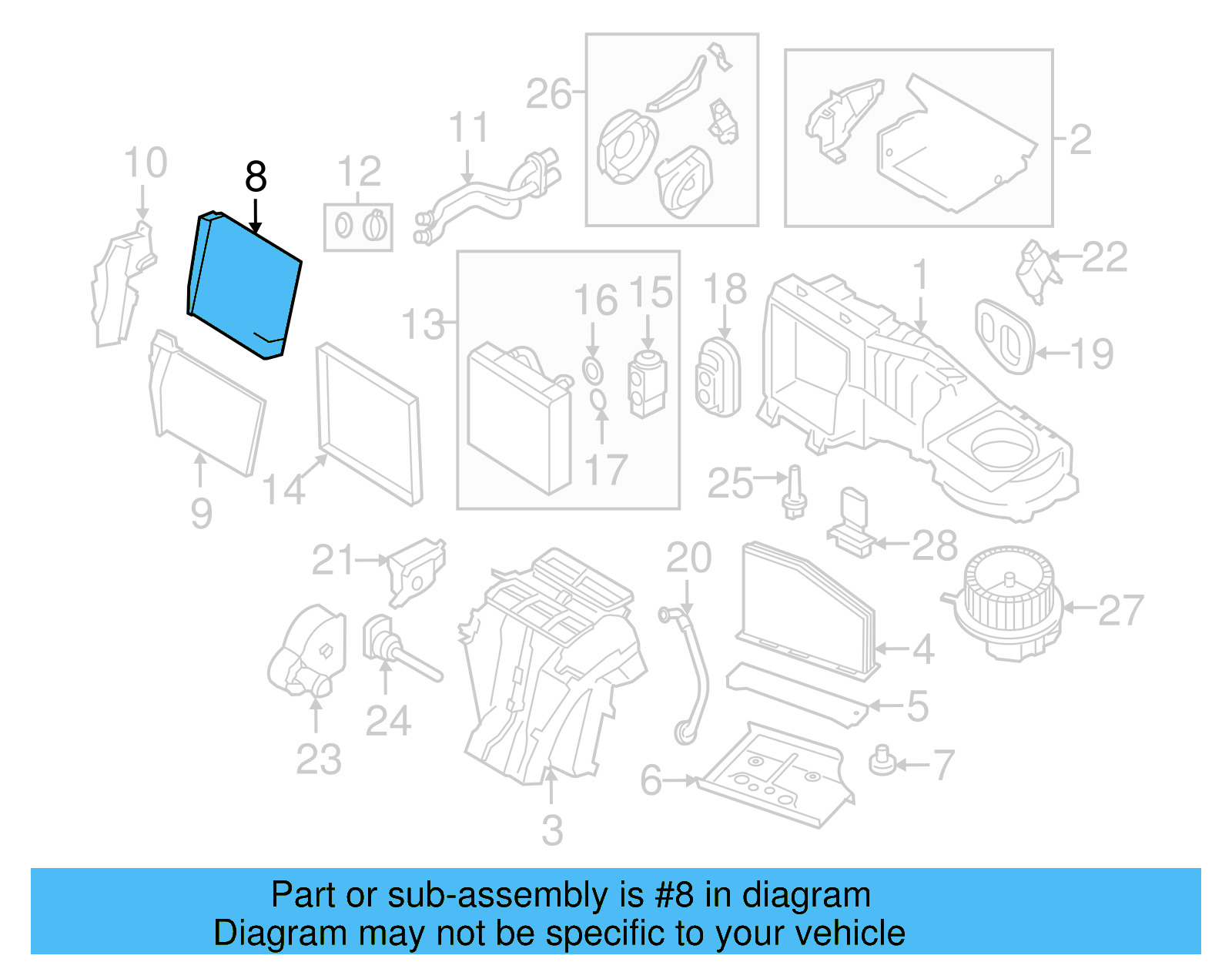 Heater Core 5C0-819-031 - View 8