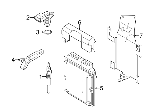 Engine Camshaft Position Sensor 07L-905-163-C - View 38