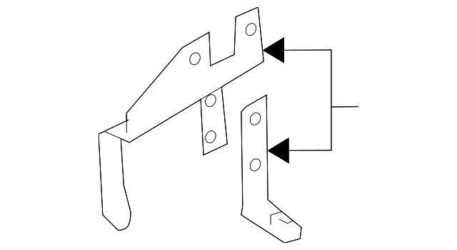 Bracket 1C0-422-166-AF - View 5