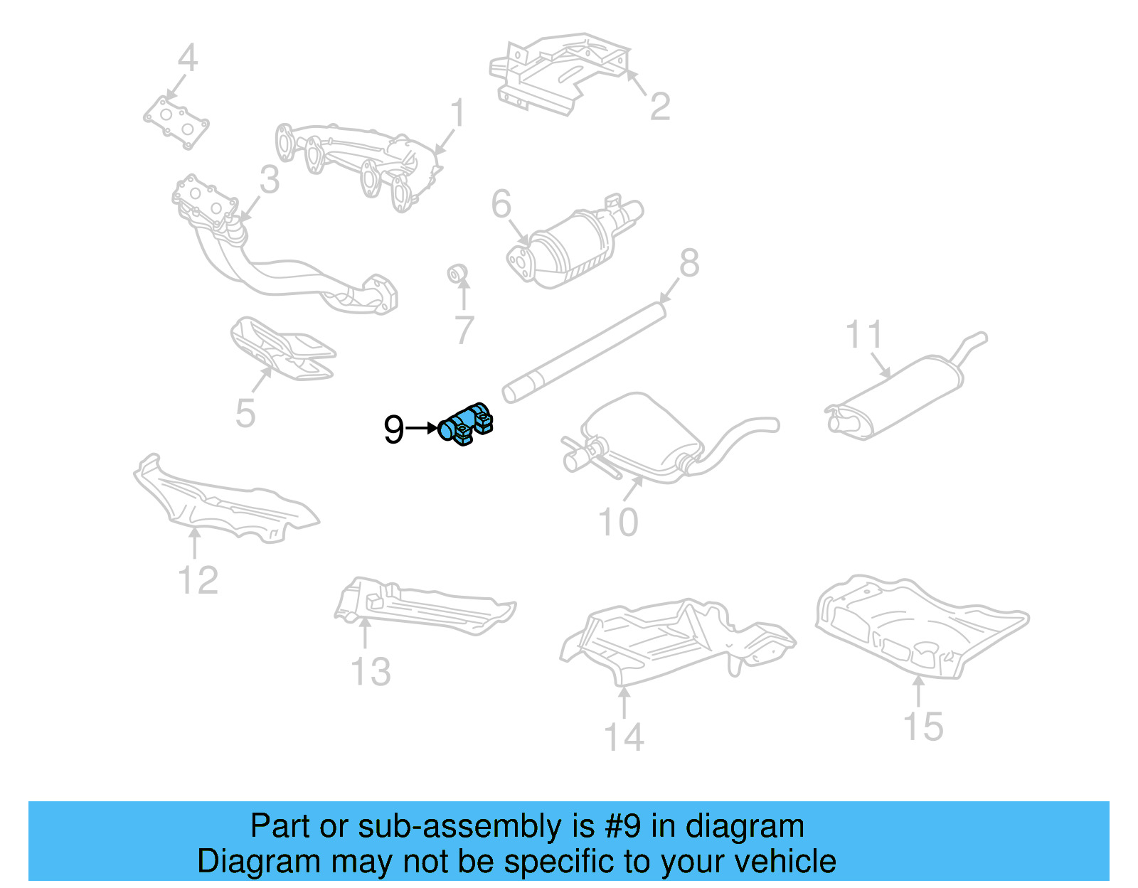 Extension Pipe Clamp 1HM-253-139-A