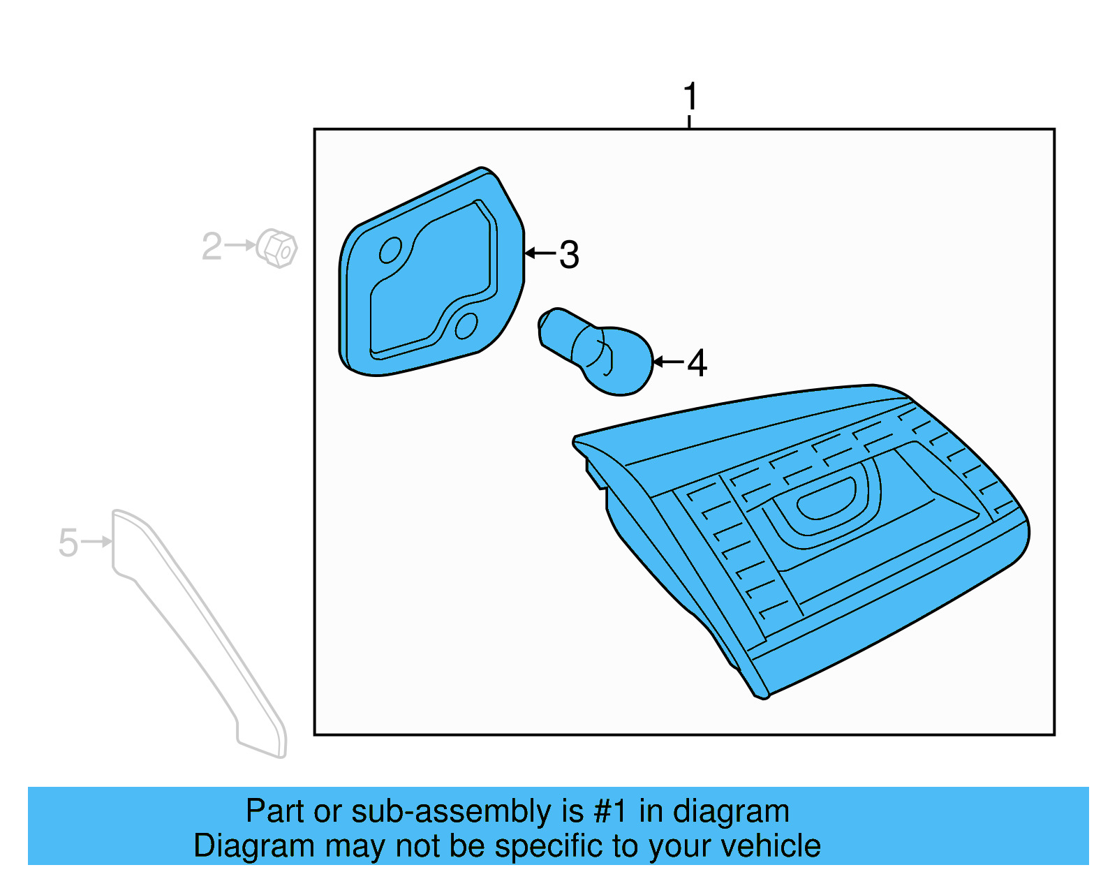 Tail Lamp Assembly 7P6-945-093-B - View 3