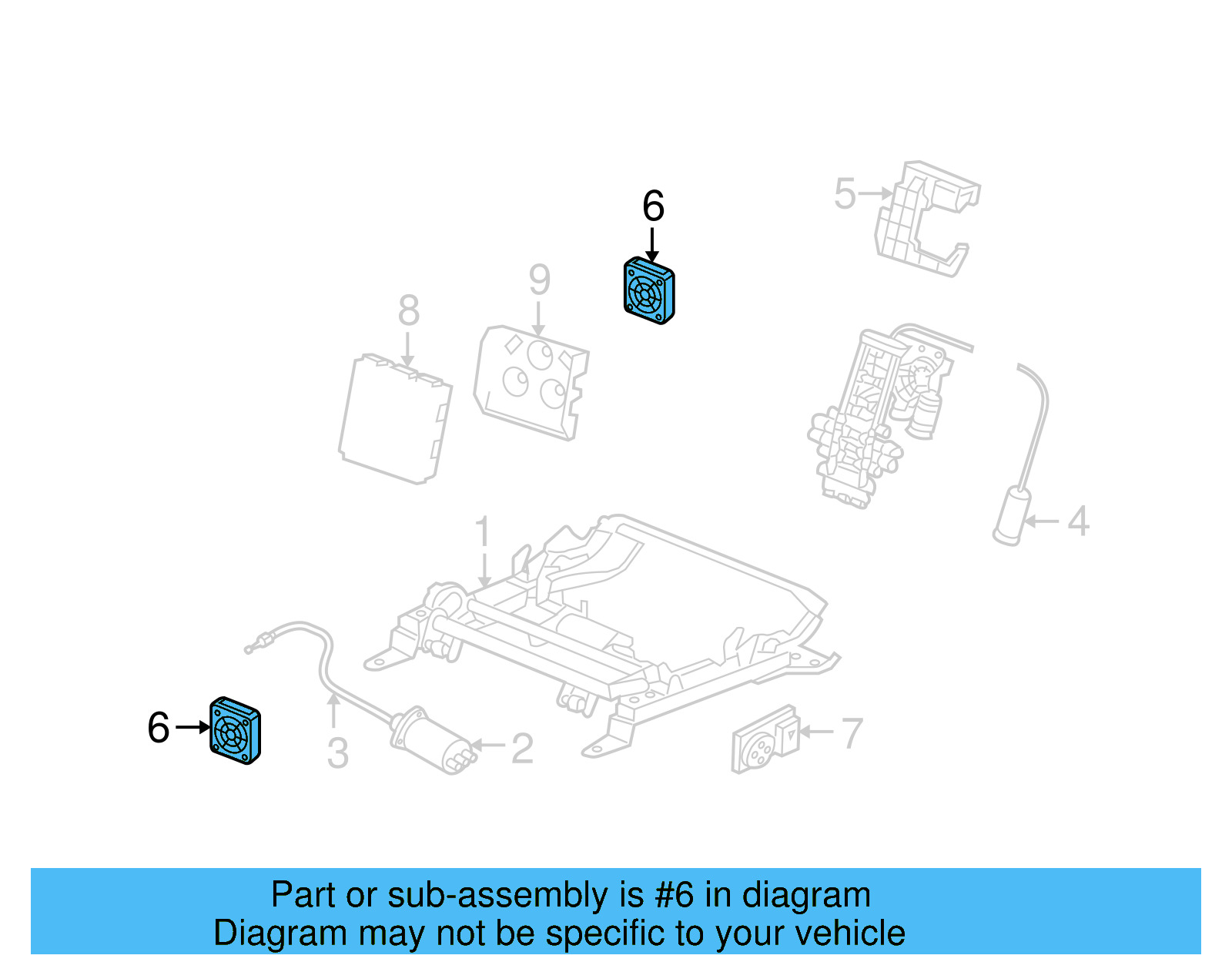 Blower Motor 3D0-963-345-B - View 4