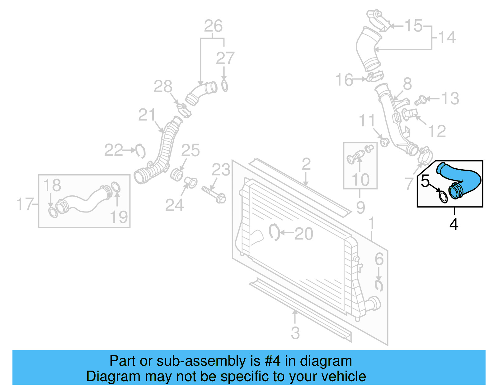 Pressure Hose 5N0-145-834-J - View 5