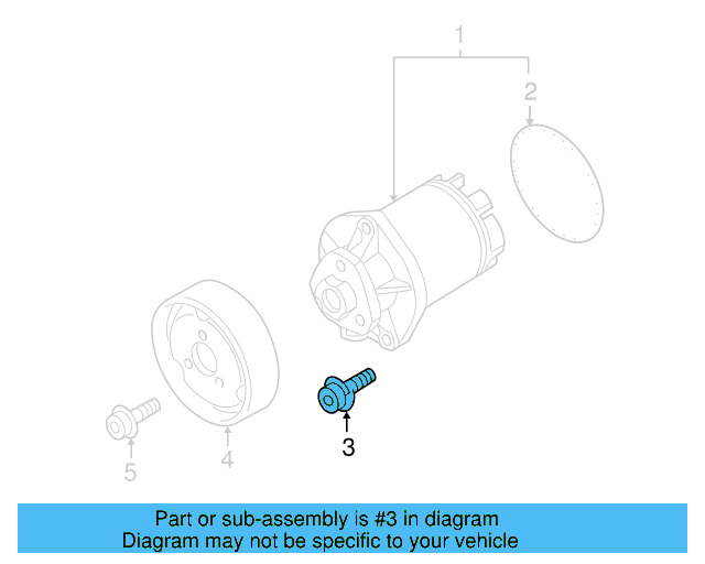Water Pump Bolt N-105-268-02 - View 9