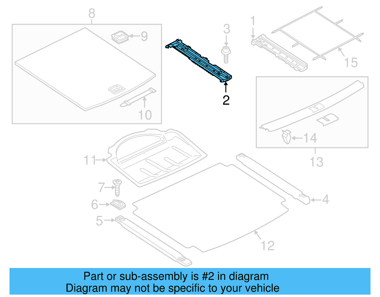 Side Rail 7P0-863-599-A - View 10
